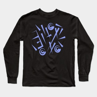 Magic runes  Mystical geometry sign  Alchemy mystical symbol Long Sleeve T-Shirt